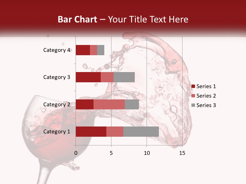 Goblet Alcohol Abstract PowerPoint Template