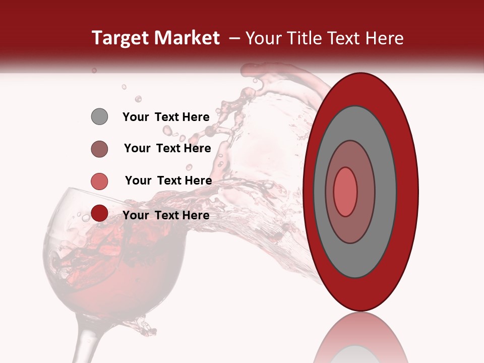 Goblet Alcohol Abstract PowerPoint Template