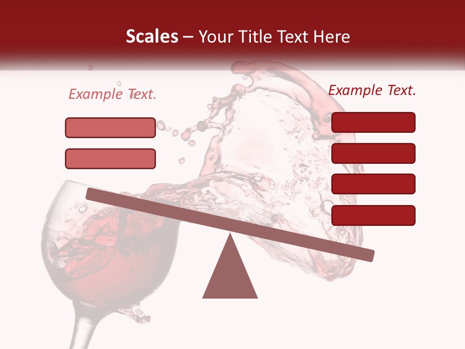 Goblet Alcohol Abstract PowerPoint Template