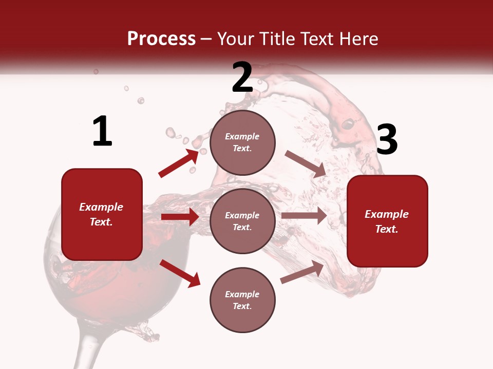 Goblet Alcohol Abstract PowerPoint Template
