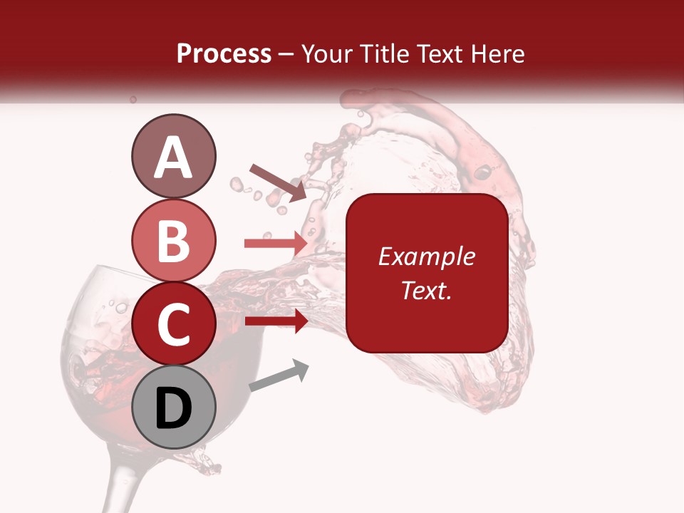 Goblet Alcohol Abstract PowerPoint Template