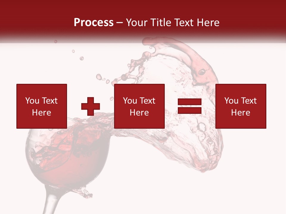 Goblet Alcohol Abstract PowerPoint Template