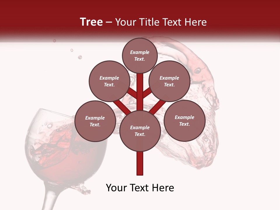 Goblet Alcohol Abstract PowerPoint Template