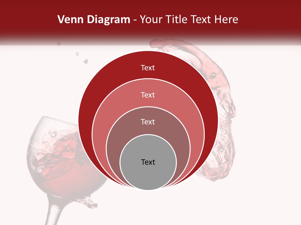 Goblet Alcohol Abstract PowerPoint Template