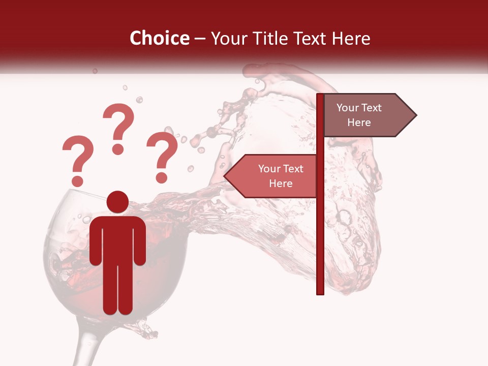 Goblet Alcohol Abstract PowerPoint Template