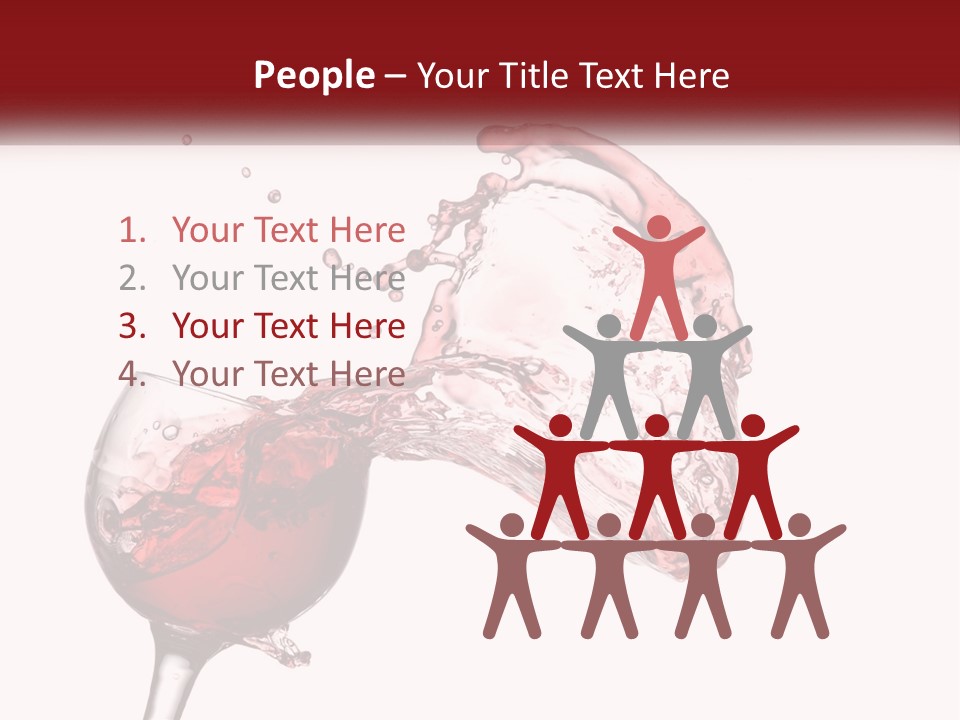 Goblet Alcohol Abstract PowerPoint Template
