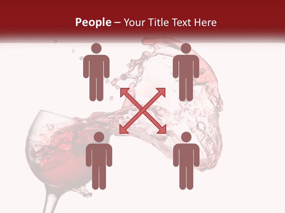 Goblet Alcohol Abstract PowerPoint Template