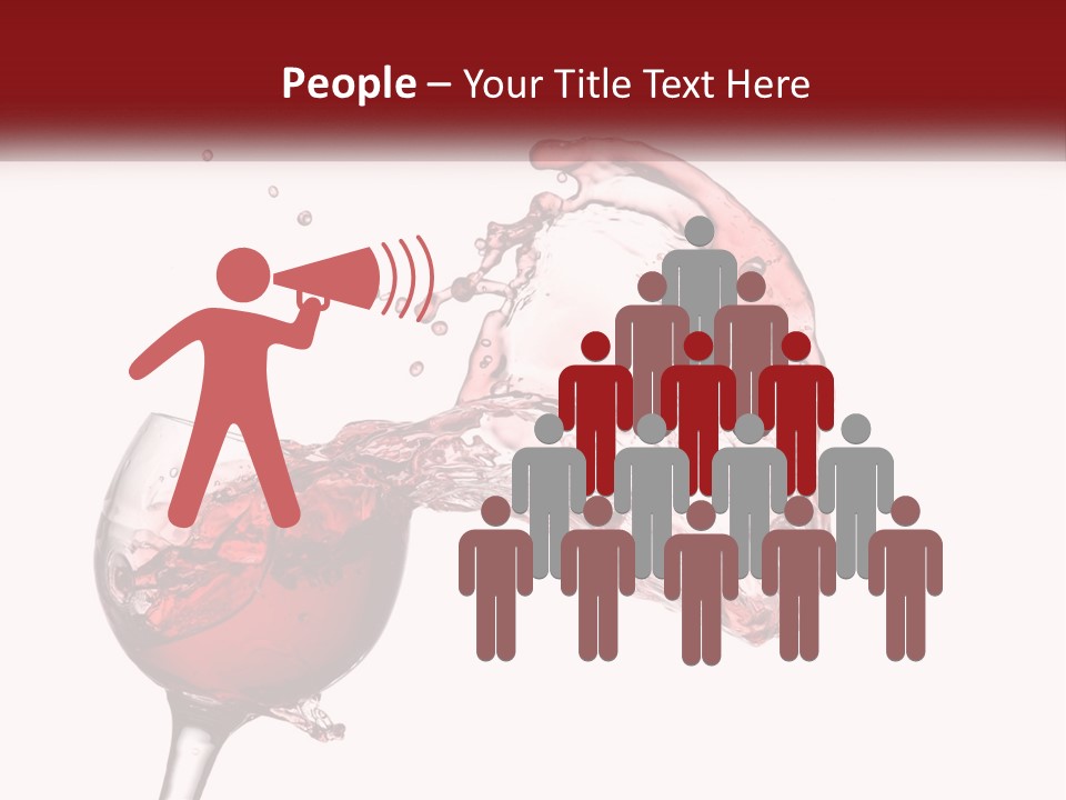 Goblet Alcohol Abstract PowerPoint Template