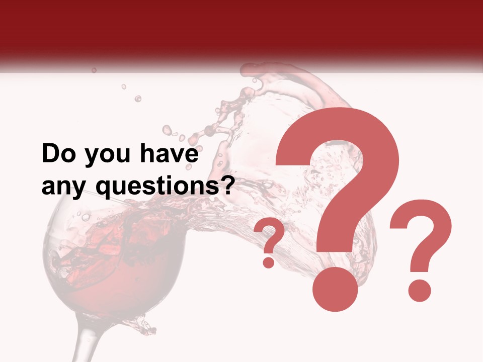 Goblet Alcohol Abstract PowerPoint Template