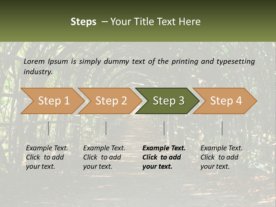 Nature Person Shade PowerPoint Template