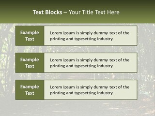 Nature Person Shade PowerPoint Template