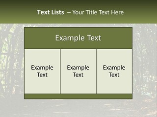 Nature Person Shade PowerPoint Template
