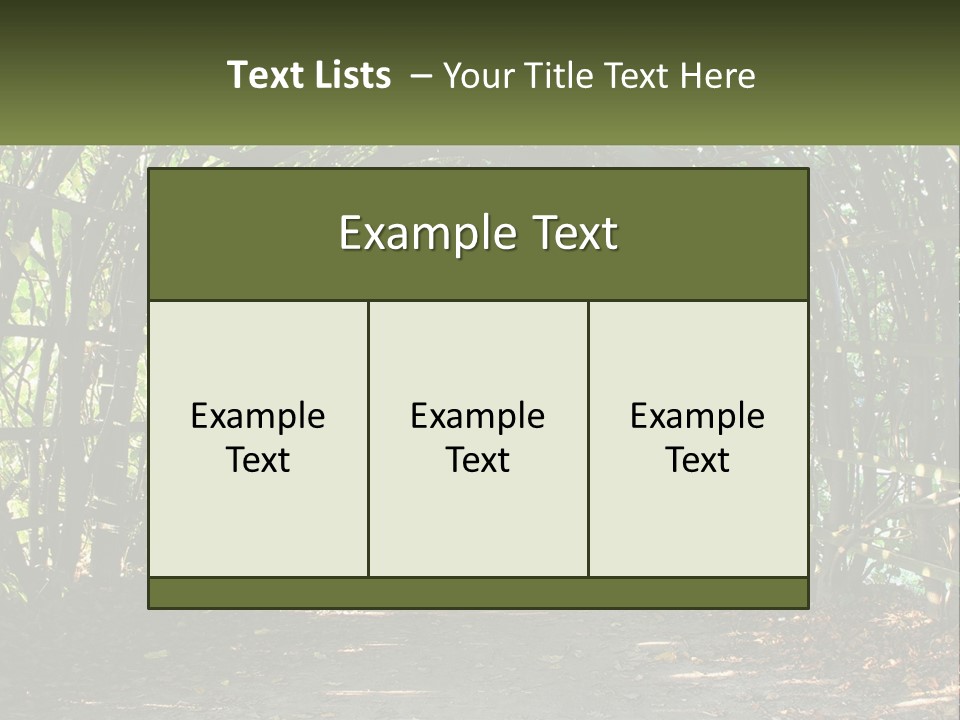 Nature Person Shade PowerPoint Template