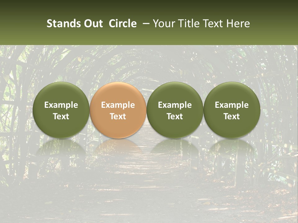 Nature Person Shade PowerPoint Template