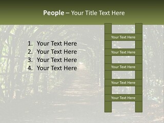 Nature Person Shade PowerPoint Template