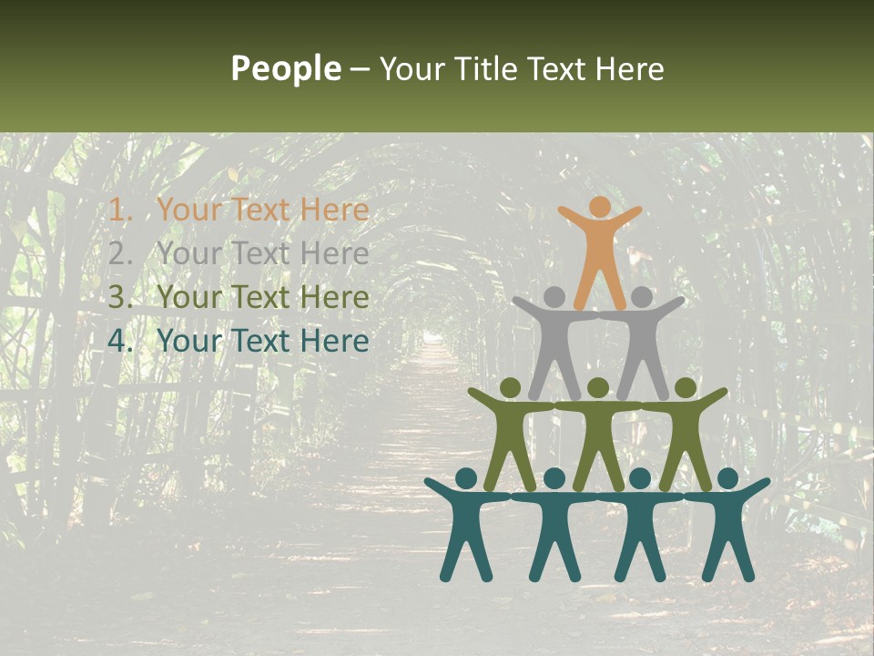 Nature Person Shade PowerPoint Template