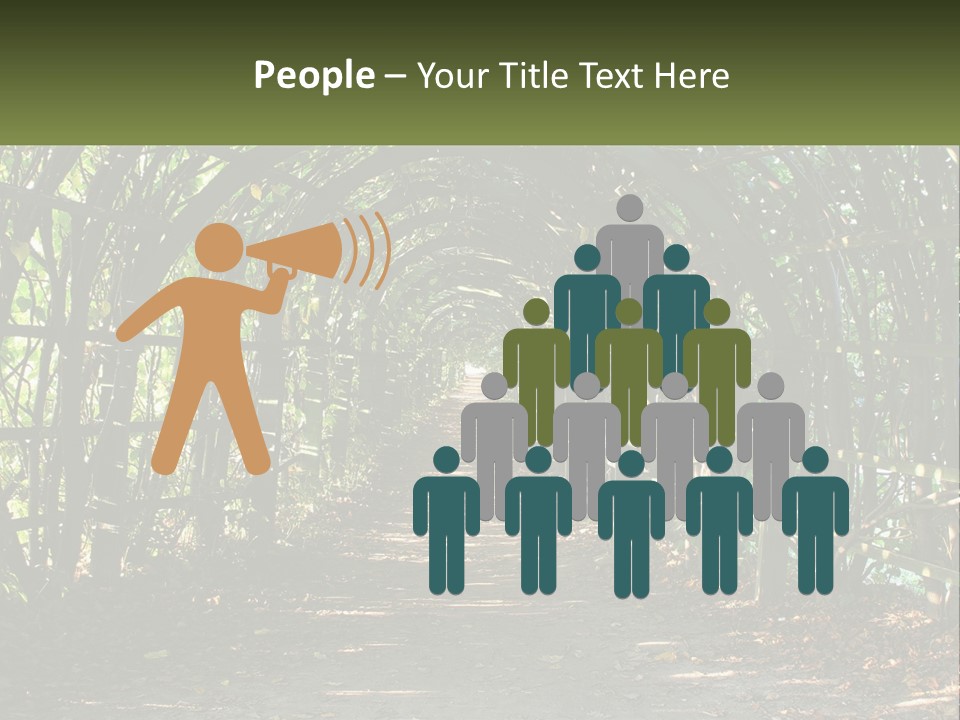 Nature Person Shade PowerPoint Template
