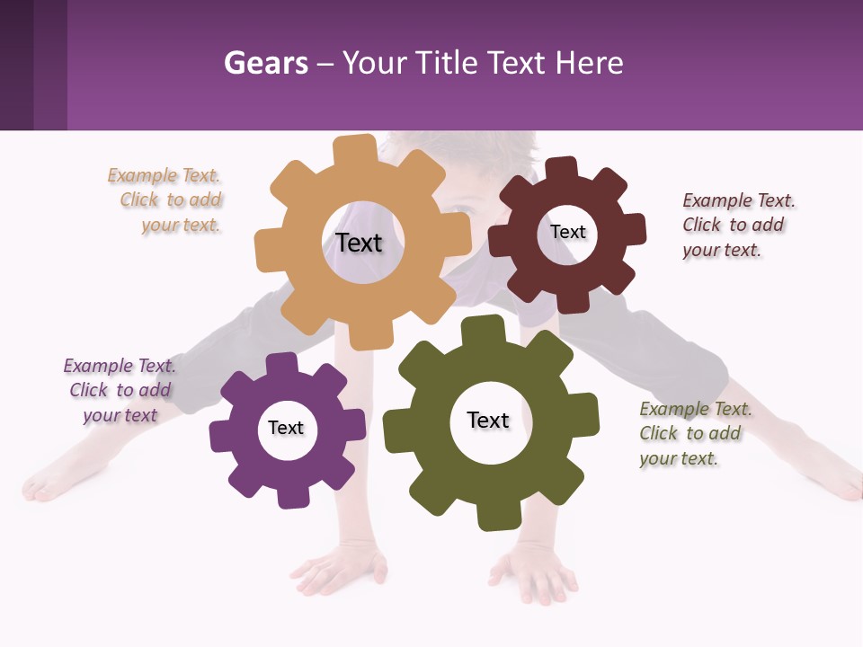 Dancing Acrobatics Showing PowerPoint Template