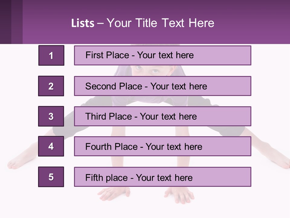 Dancing Acrobatics Showing PowerPoint Template