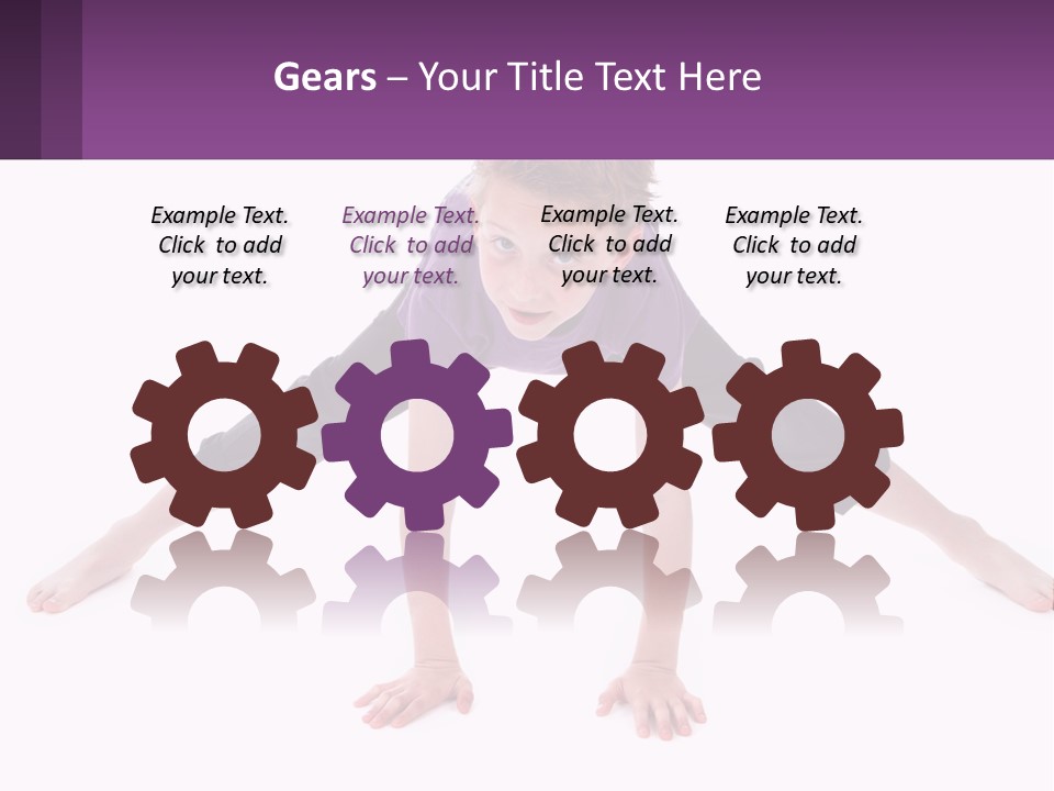 Dancing Acrobatics Showing PowerPoint Template