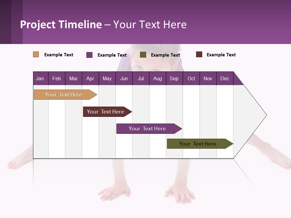 Dancing Acrobatics Showing PowerPoint Template