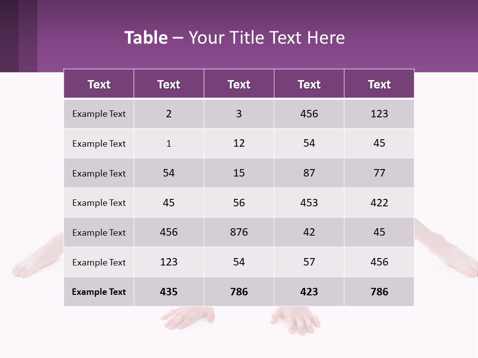 Dancing Acrobatics Showing PowerPoint Template