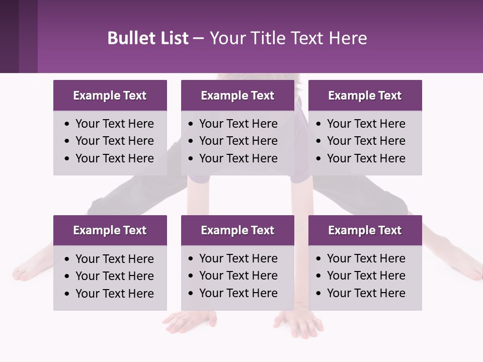 Dancing Acrobatics Showing PowerPoint Template
