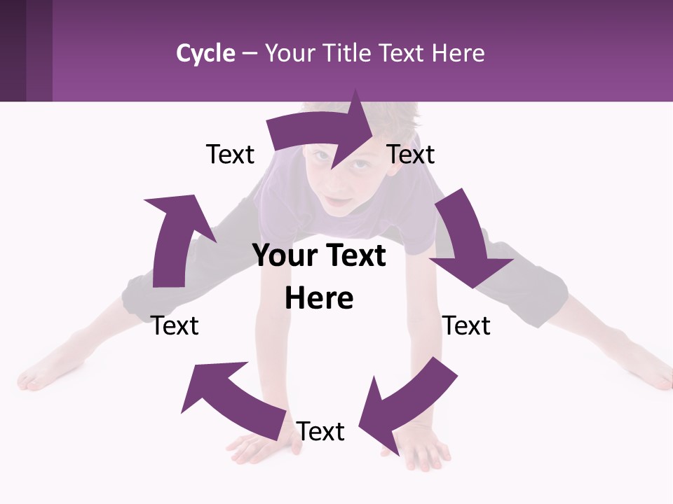 Dancing Acrobatics Showing PowerPoint Template