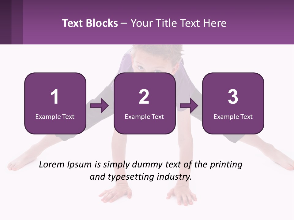 Dancing Acrobatics Showing PowerPoint Template