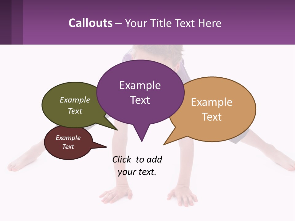 Dancing Acrobatics Showing PowerPoint Template