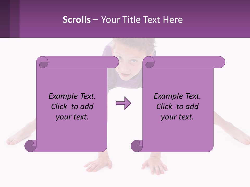 Dancing Acrobatics Showing PowerPoint Template