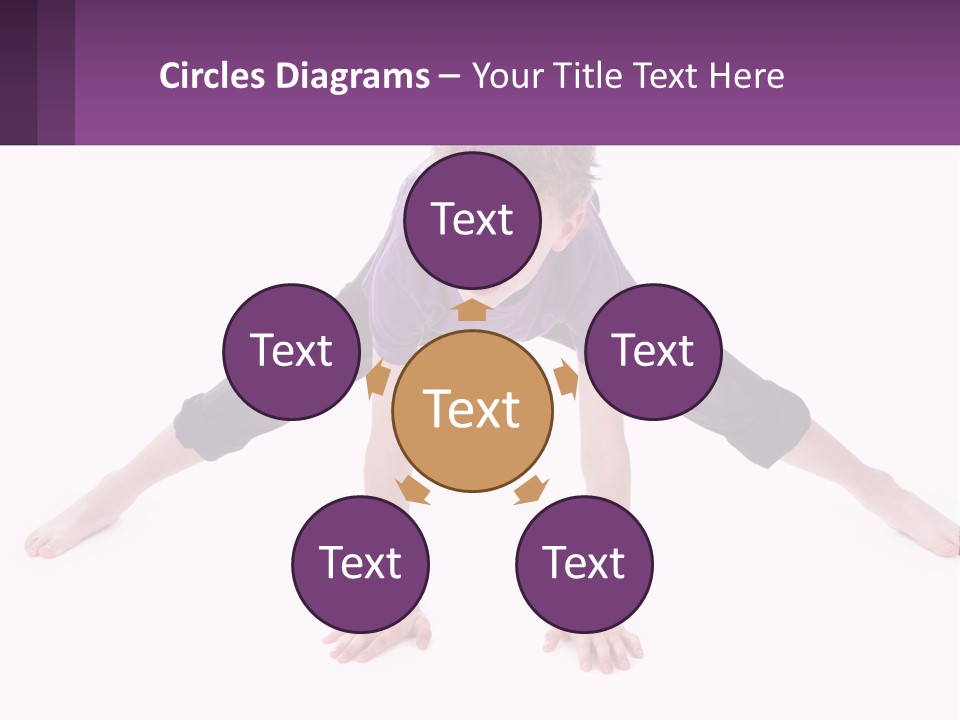 Dancing Acrobatics Showing PowerPoint Template