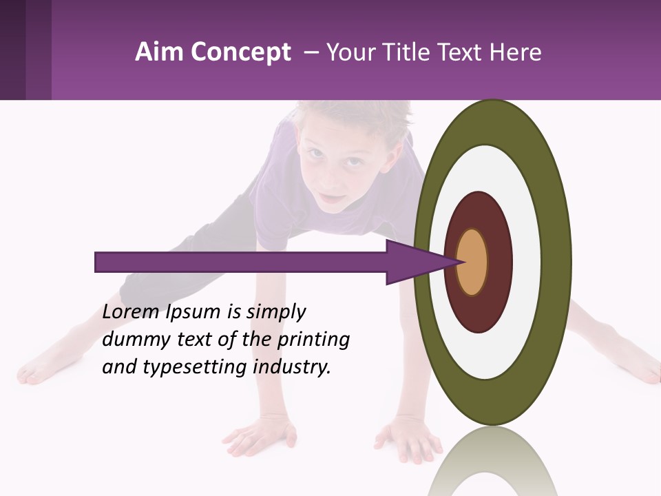 Dancing Acrobatics Showing PowerPoint Template