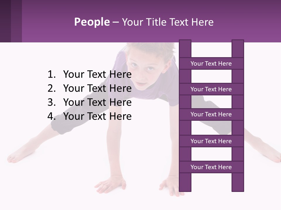 Dancing Acrobatics Showing PowerPoint Template