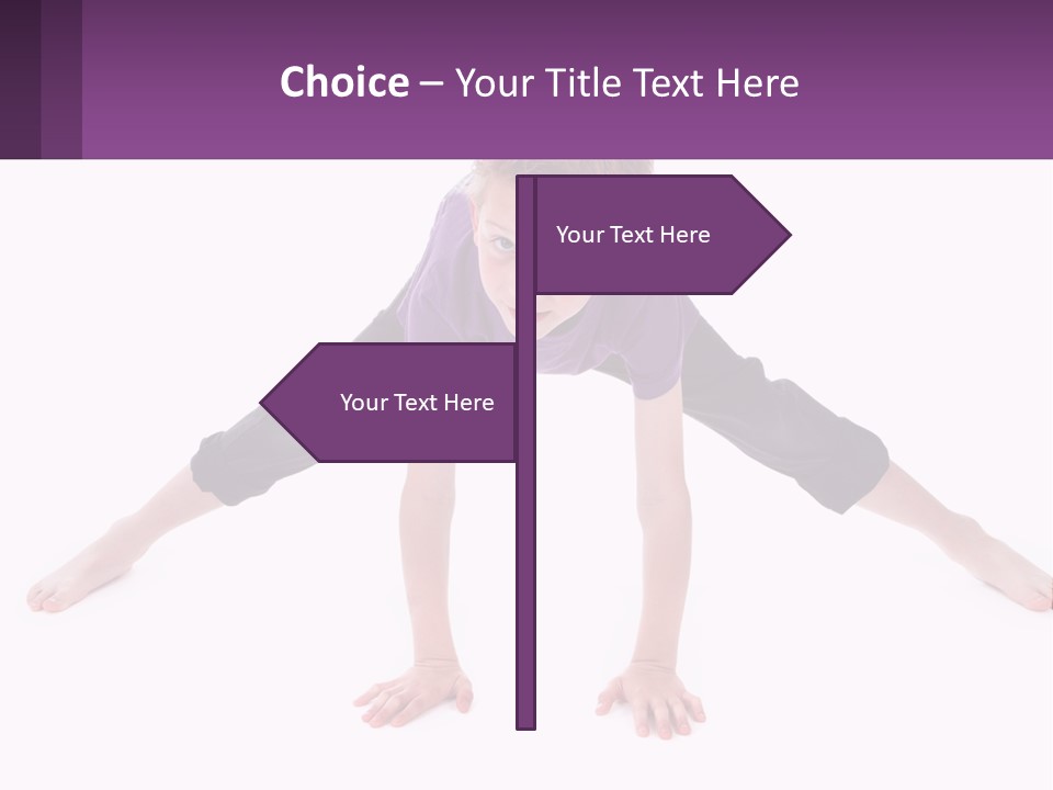 Dancing Acrobatics Showing PowerPoint Template