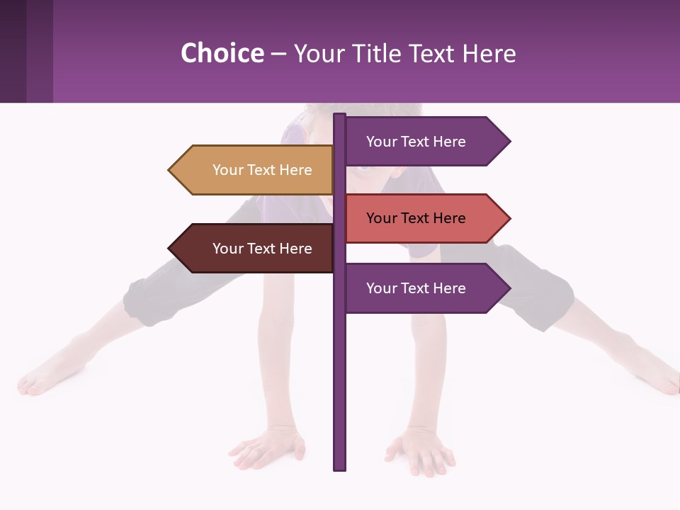 Dancing Acrobatics Showing PowerPoint Template