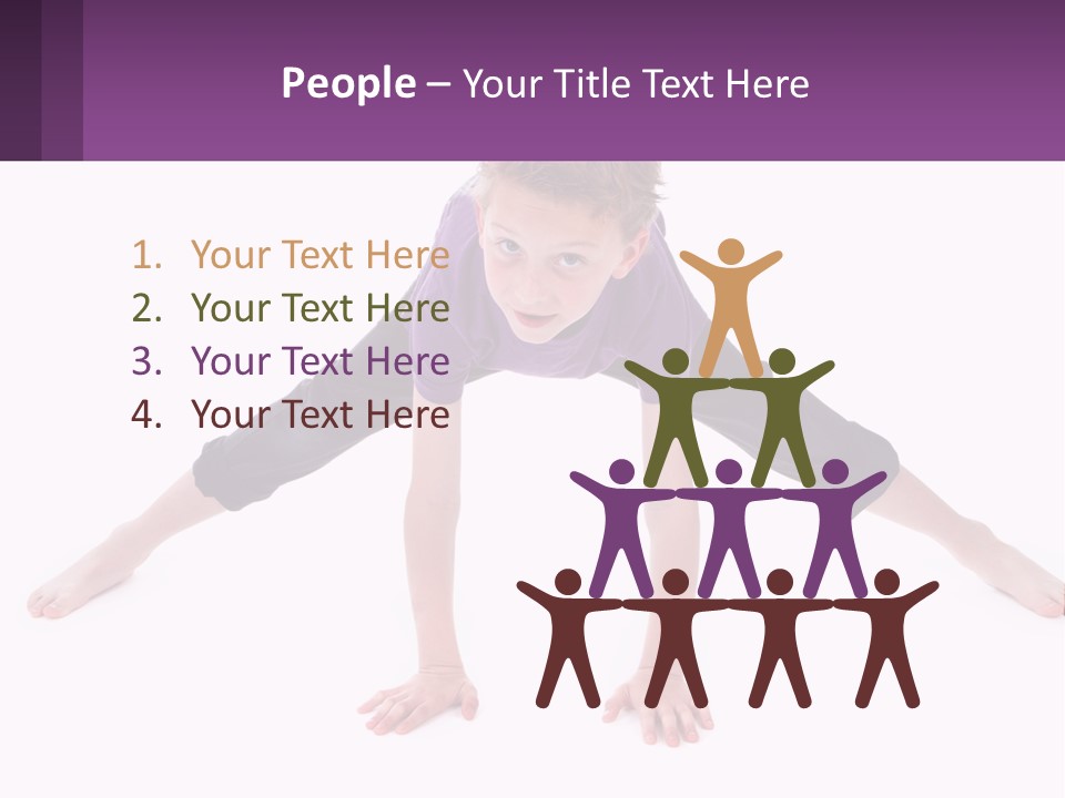 Dancing Acrobatics Showing PowerPoint Template