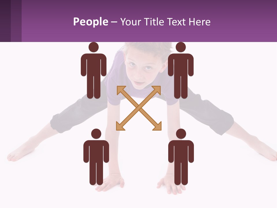 Dancing Acrobatics Showing PowerPoint Template