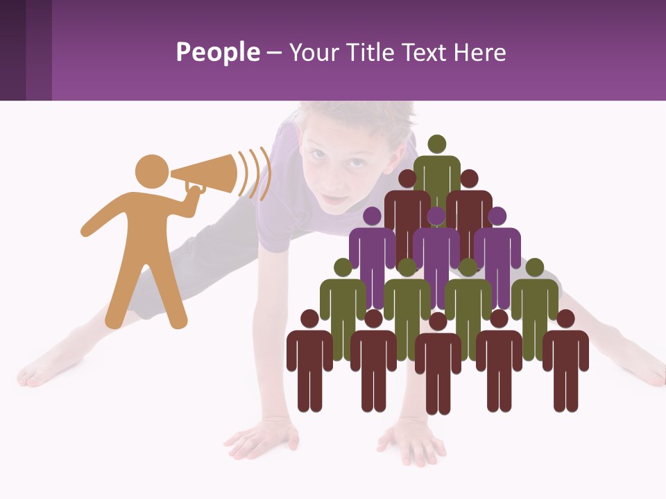 Dancing Acrobatics Showing PowerPoint Template