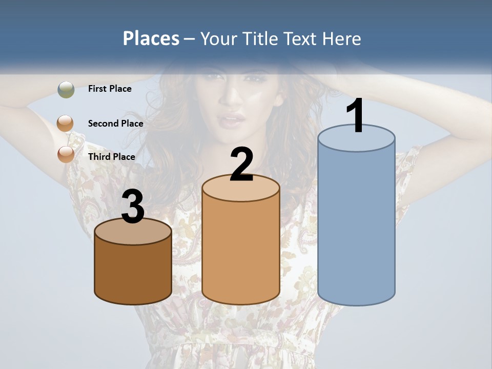 Ethnic Female Bright PowerPoint Template