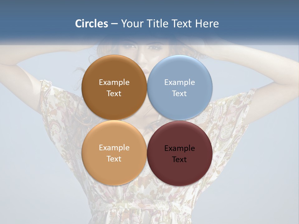 Ethnic Female Bright PowerPoint Template