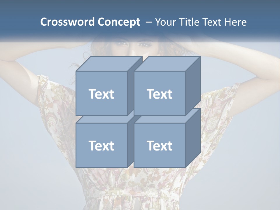 Ethnic Female Bright PowerPoint Template