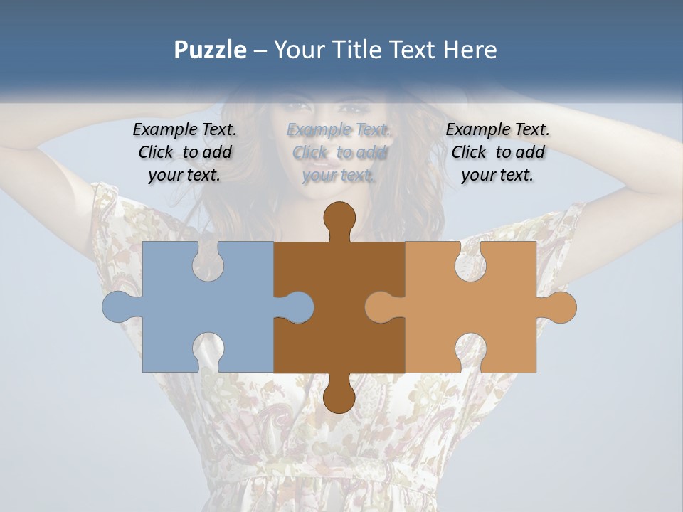 Ethnic Female Bright PowerPoint Template