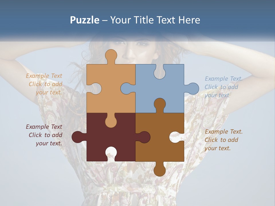 Ethnic Female Bright PowerPoint Template