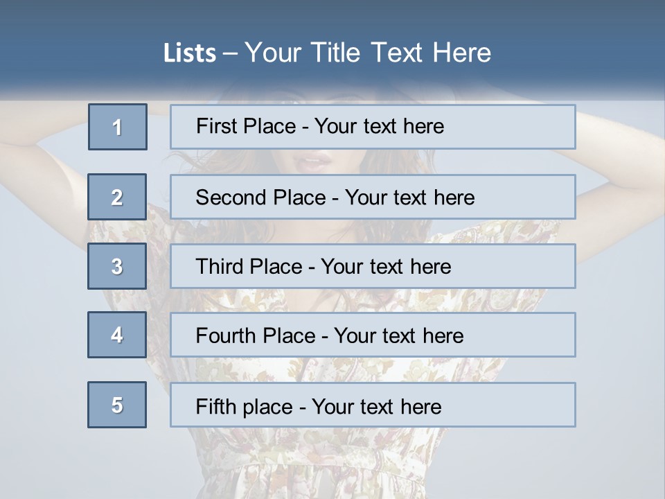 Ethnic Female Bright PowerPoint Template
