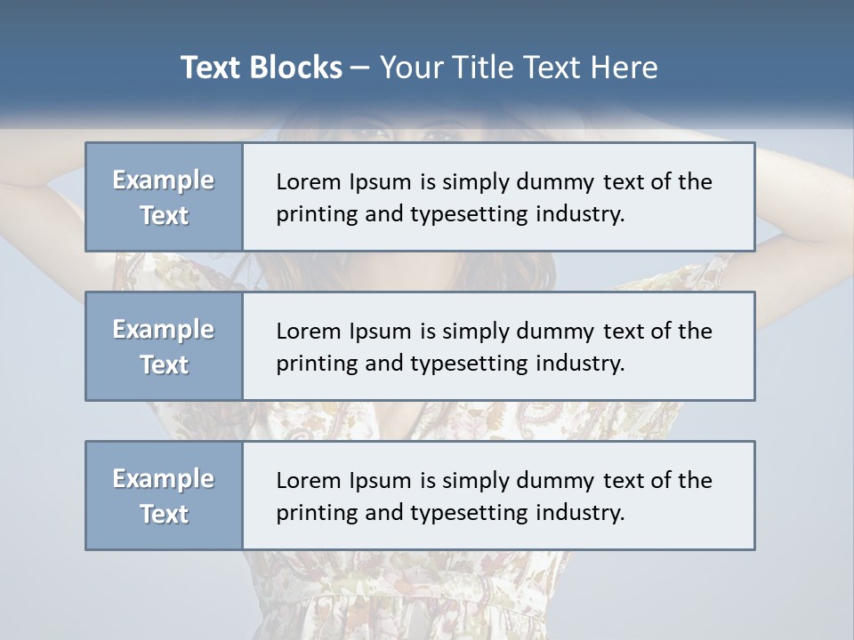 Ethnic Female Bright PowerPoint Template