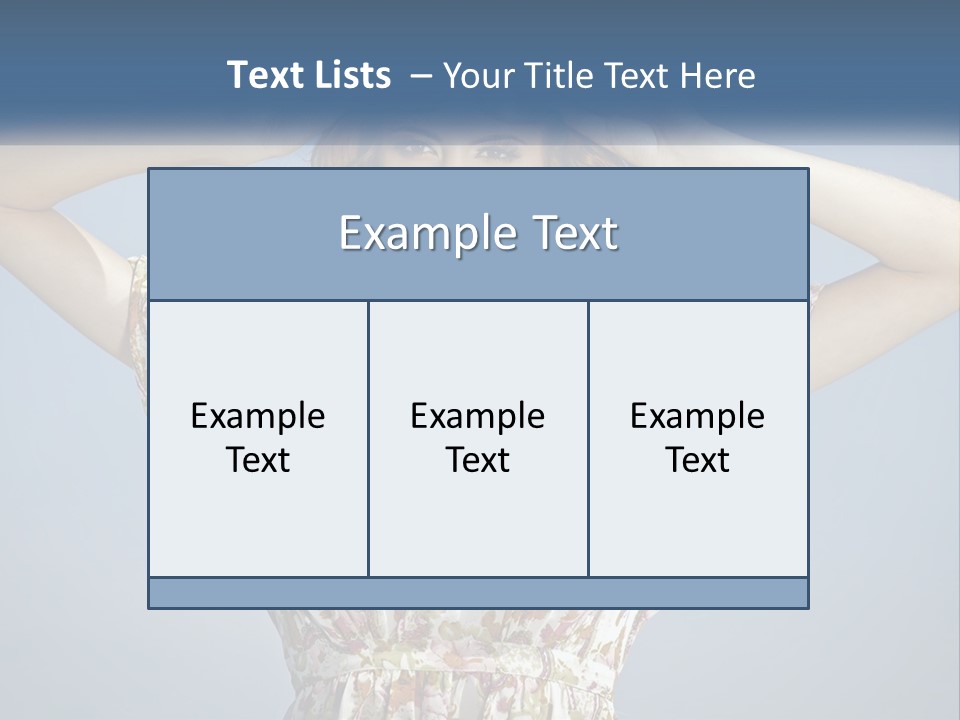Ethnic Female Bright PowerPoint Template