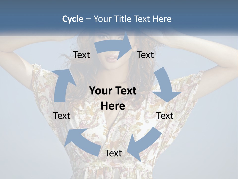 Ethnic Female Bright PowerPoint Template