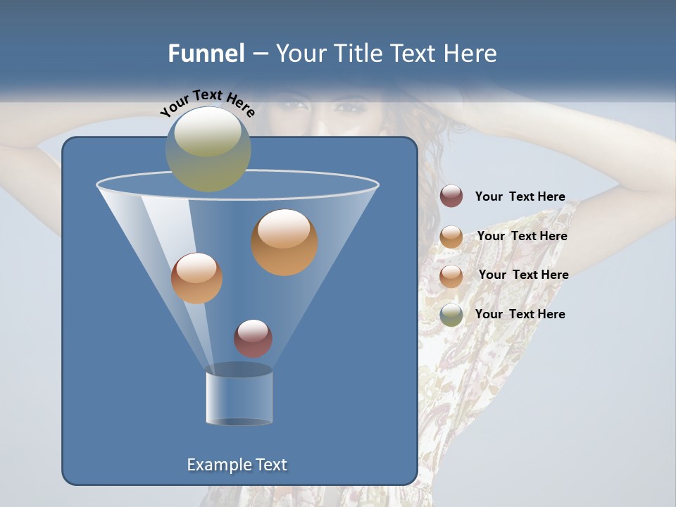 Ethnic Female Bright PowerPoint Template