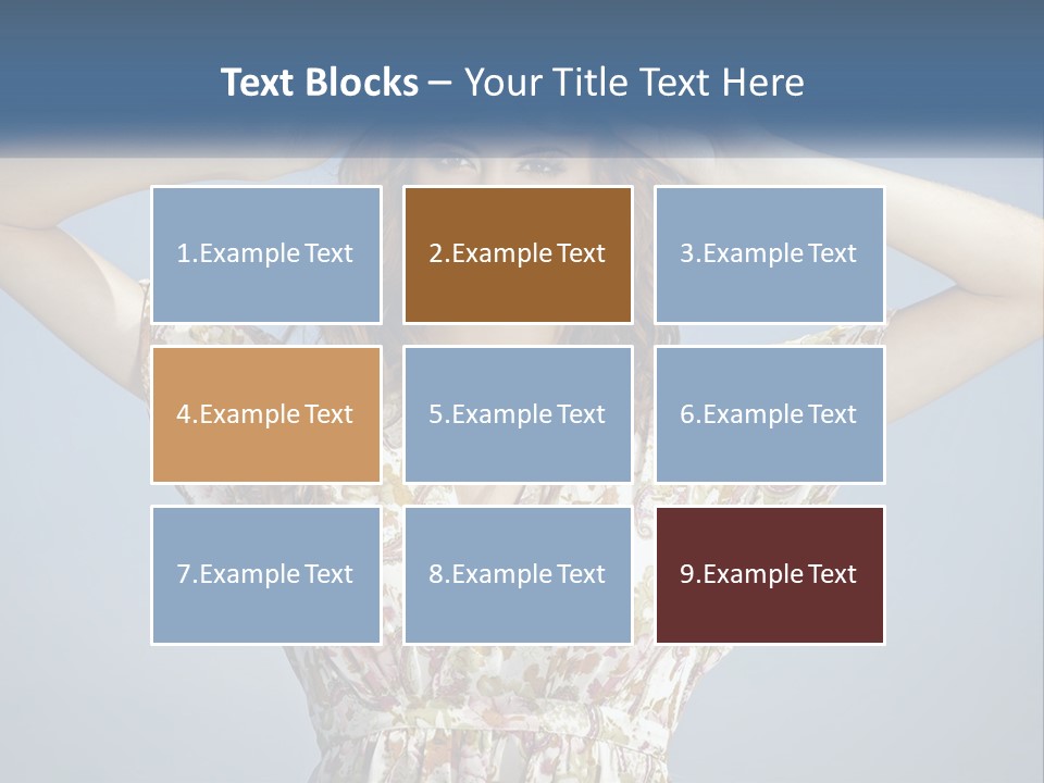 Ethnic Female Bright PowerPoint Template